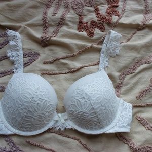Aerie 32D White Bra